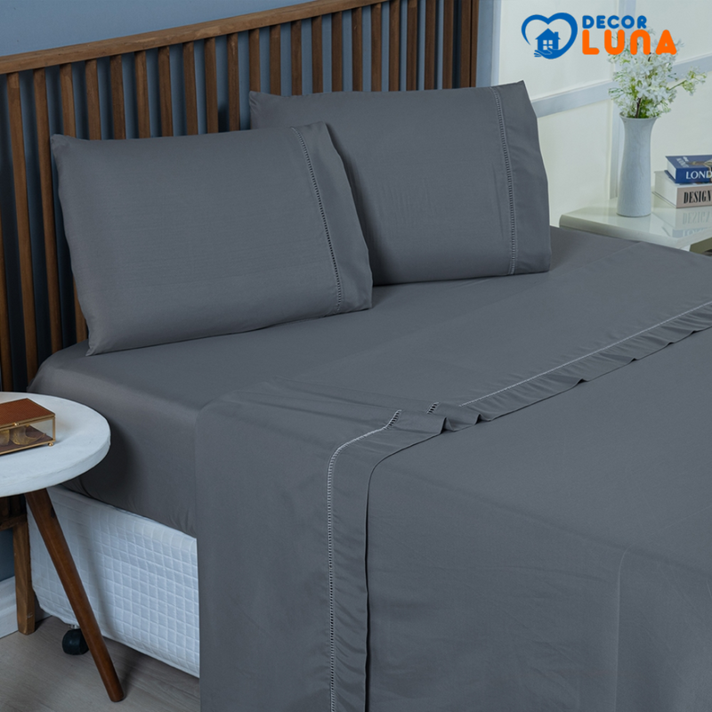 Jogo de Lençol 400 Fios Micropercal – Decor Luna